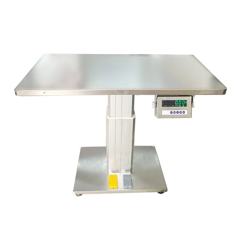 

Electric Lifting Exam Table With Scale Surgery Table Veterinary Pet Examination Table With Built-In Scale