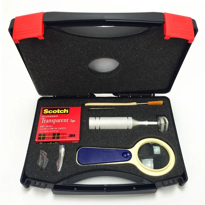 

QFH Cross cutter Adhesion Tester Cross-Cut Tester Kit including 1mm/2mm blades gage