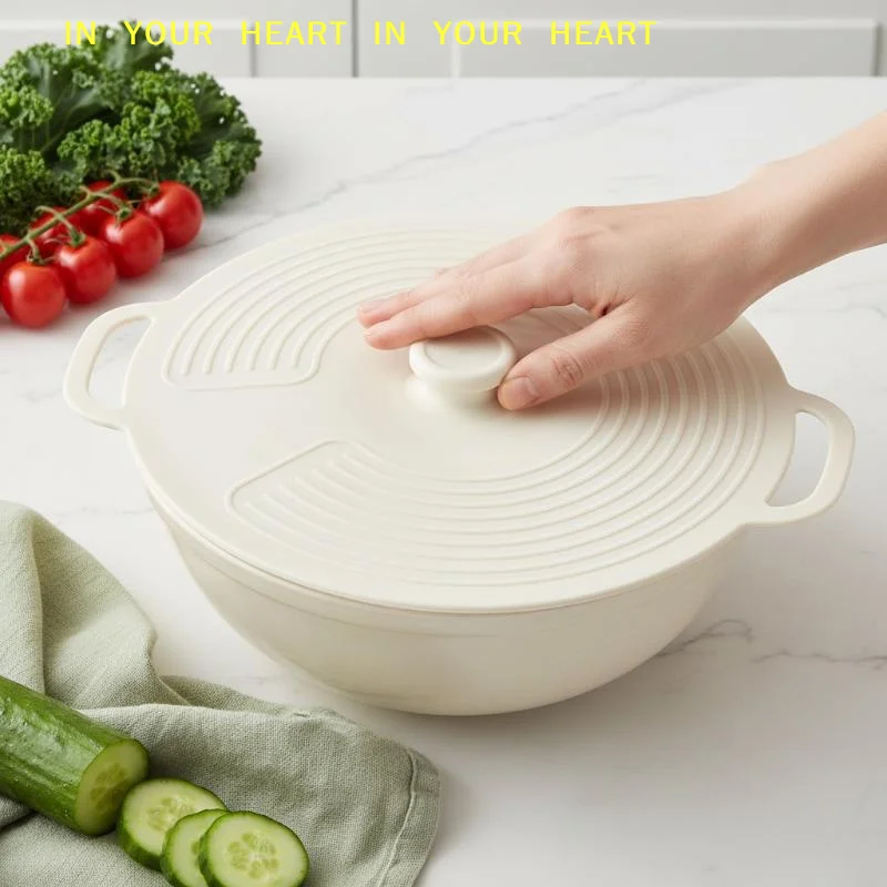 【X】3pcs Silicone Lids Set With Double Handle Pot Lid Heat-Resistant Microwave Splatterproof Cover Reusable For Bowls Plates Pans view 4