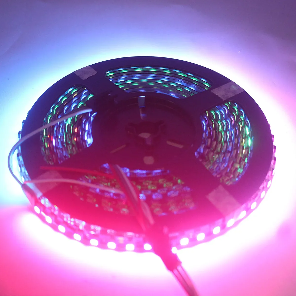 5m Black PCB Board 120leds 1903 led strip 3535 digital RGB LED tape ,5M dream magic color Led light 3535, DC12V same as ws2811