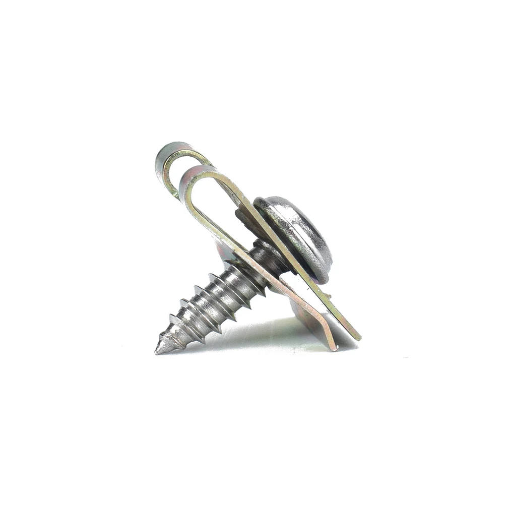 

160pcs U-Shaped Screw Set Spire Clips for Panels Motorcycle Bumper Wire Fixing High Strength Fasteners Self Tapping