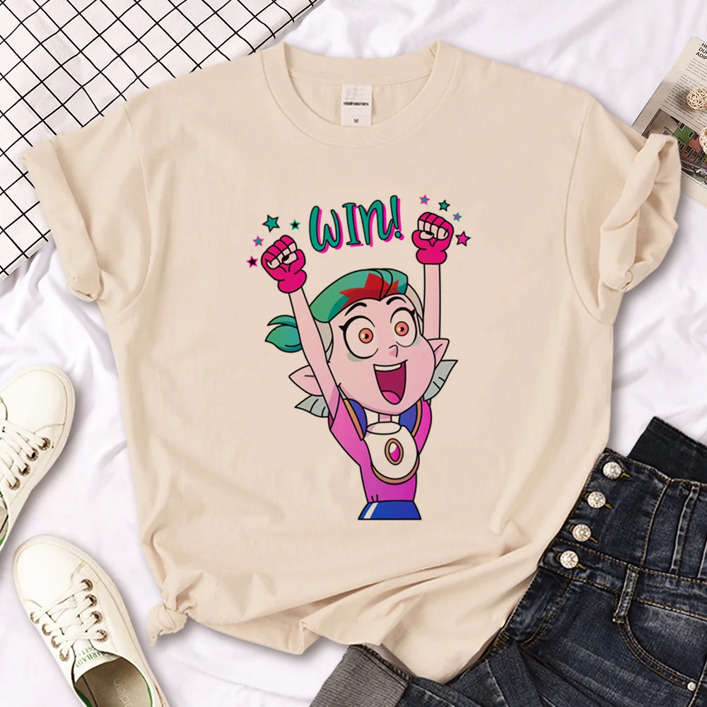 Amity Blight Tee women manga Y2K anime Tee girl designer comic streetwear clothes