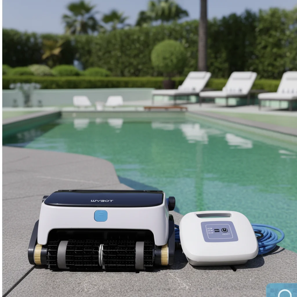 25m Cable Intelligent Fully Automatic Underwater Cleaner 1/2/3 Working Time Cleaning Robert High Suction Factory