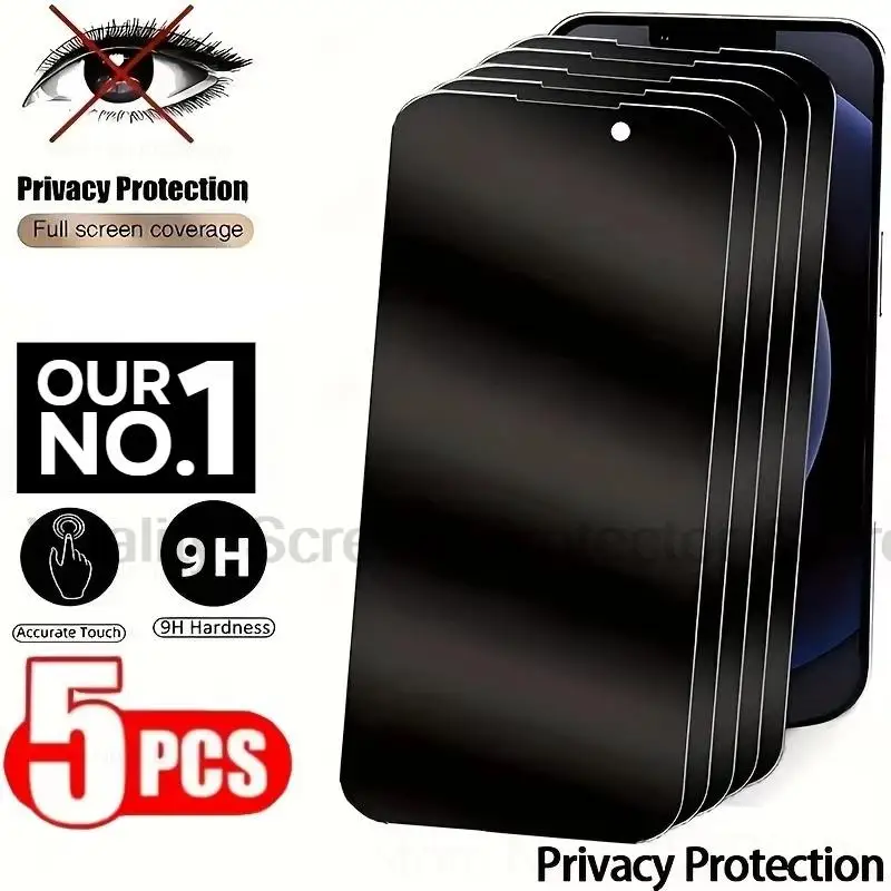 Aliexpress 1/5Pcs Privacy Tempered Glass For iPhone 18 Pro Screen Protectors For iPhone 17 Pro Max 16 15 14 13 12 Mini 11 17 Air XR XS - Aliexpress Deal
