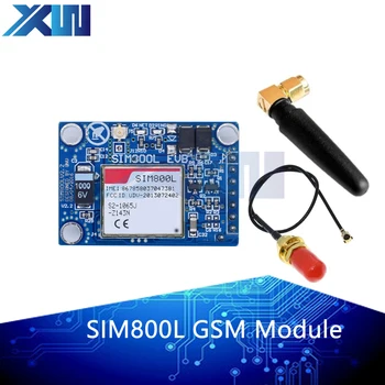 Sim800l v2.0 5v drahtloses gsm gprs modul quad-band mit/antennen kabel kappe