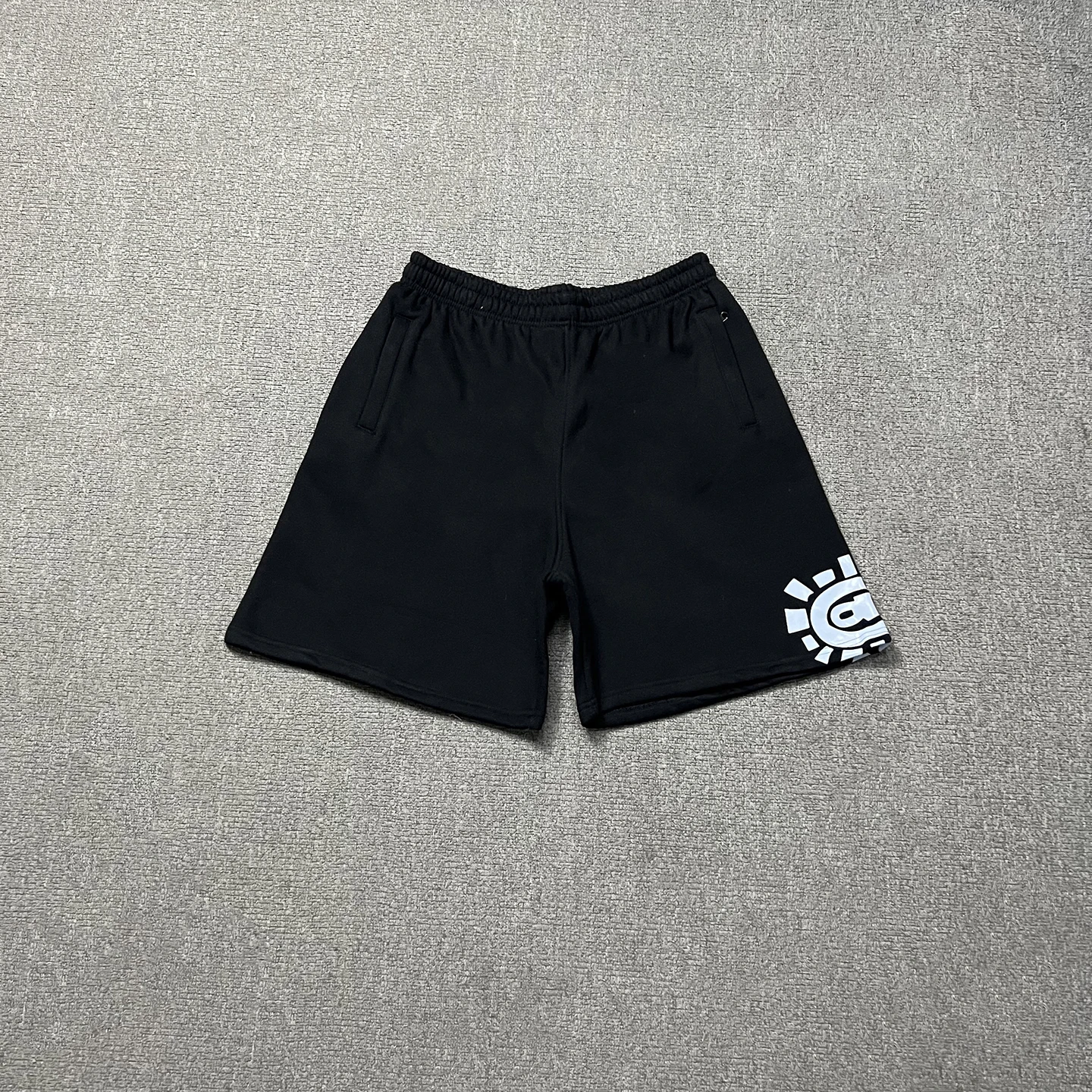 ADWYSD Fleece Lined Casual Loose American Style Sun Roll Shorts Youth Cotton Straight Leg Trendy Summer 2026 Loose Fit Shorts
