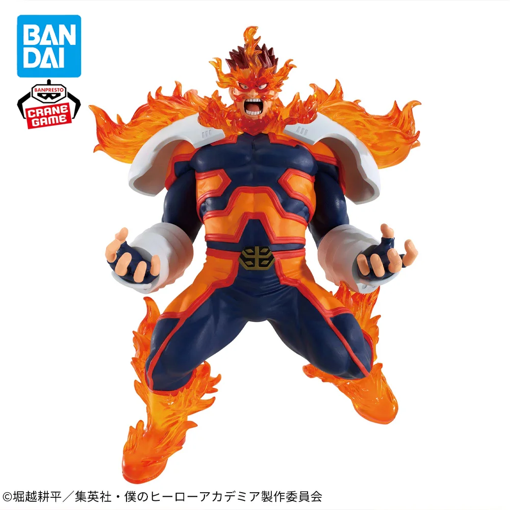 In Stock Original BANPRESTO THE AMAZING HEROES PLUS Endeavor Figure Anime My Hero Academia Model Genuine Boxed Toy