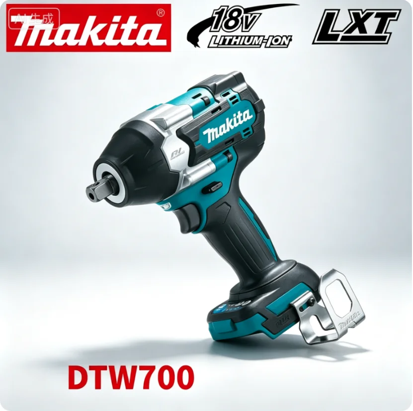 Makita DTW700 Bürstenloser Elektrischer Schraubendreher, Wiederaufladbarer Bohrschrauber, für 18V-Akku, nur Maschine