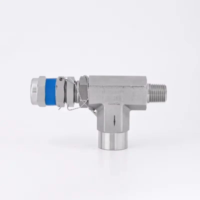 NAI LOK SS316 Pressure Relief Valve 1/4 3/8 1/2 1 Inch NPT Male to Female & 6mm-12mm Double Ferrule Safety Valve