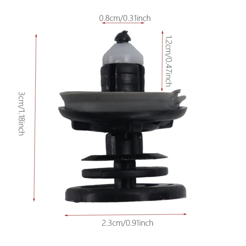 10/20/30Pcs Interior Door Panel Push Type Clips For PassatBus T5 Taureg 7L6868243 Car Door Card Retainer Trim Panel Clips