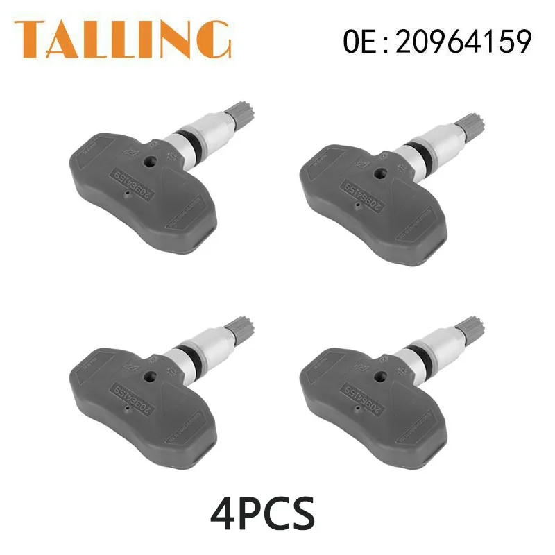 20964159 4Pcs TPMS Tire Pressure Sensor for Chevrolet Camaro SS V6 V8 Malibu Equinox Sonic 2010-2015 Cadillac CTS ATS 2013-2019