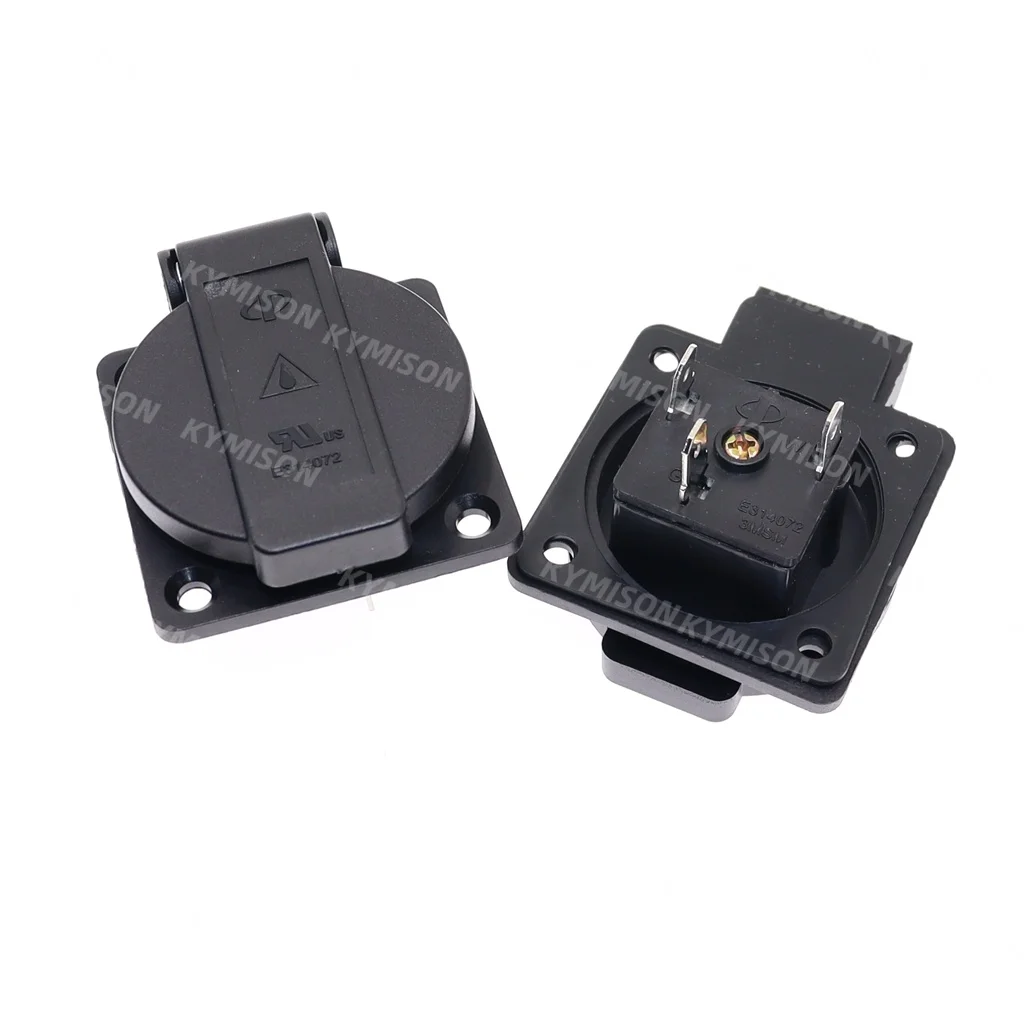 US NEMA 5-20R AC Power Industrial Socket 125V 15A Multifunction Outdoor Waterproof Outlet Power Wire Receptacle Socket Adapter