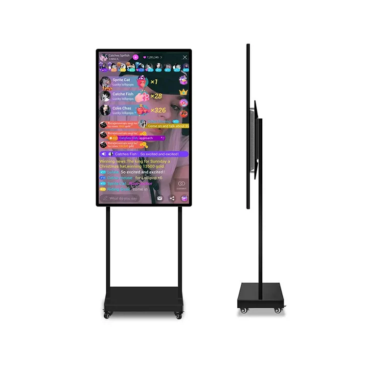 

21.5 32 Inch Wall Mounted Fitness Mirrors Lcd Display Smart Interactived Touch Screen Mirror For Exercise