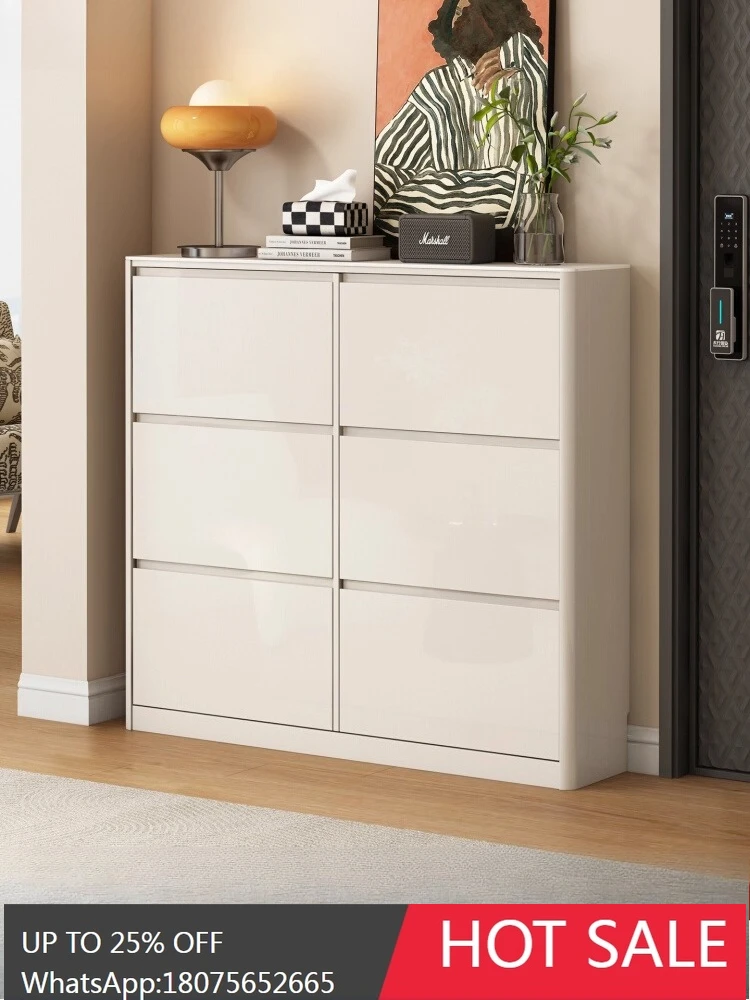 

MJY Home Entry-Level Ultra-Thin Shoe Cabinet Entryway Storage Multi-Layer Extra Large Integrated Wall-Mounted