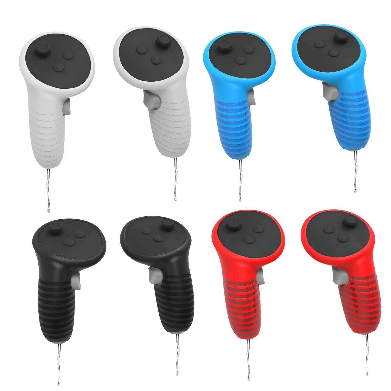 Handle Anti Slip Silicone Protective Sleeve For Meta Oculus Quest 3 Handle Silicone Protective Sleeve