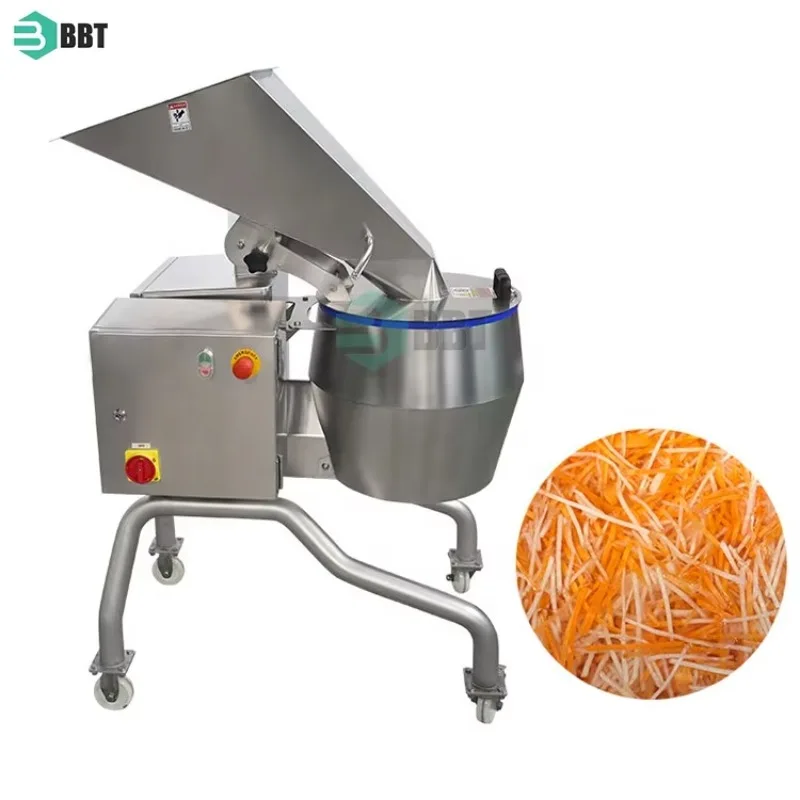 Industrial Vegetable Chopper Machine, Electric Slicer & Shredder for Factory, Customizable