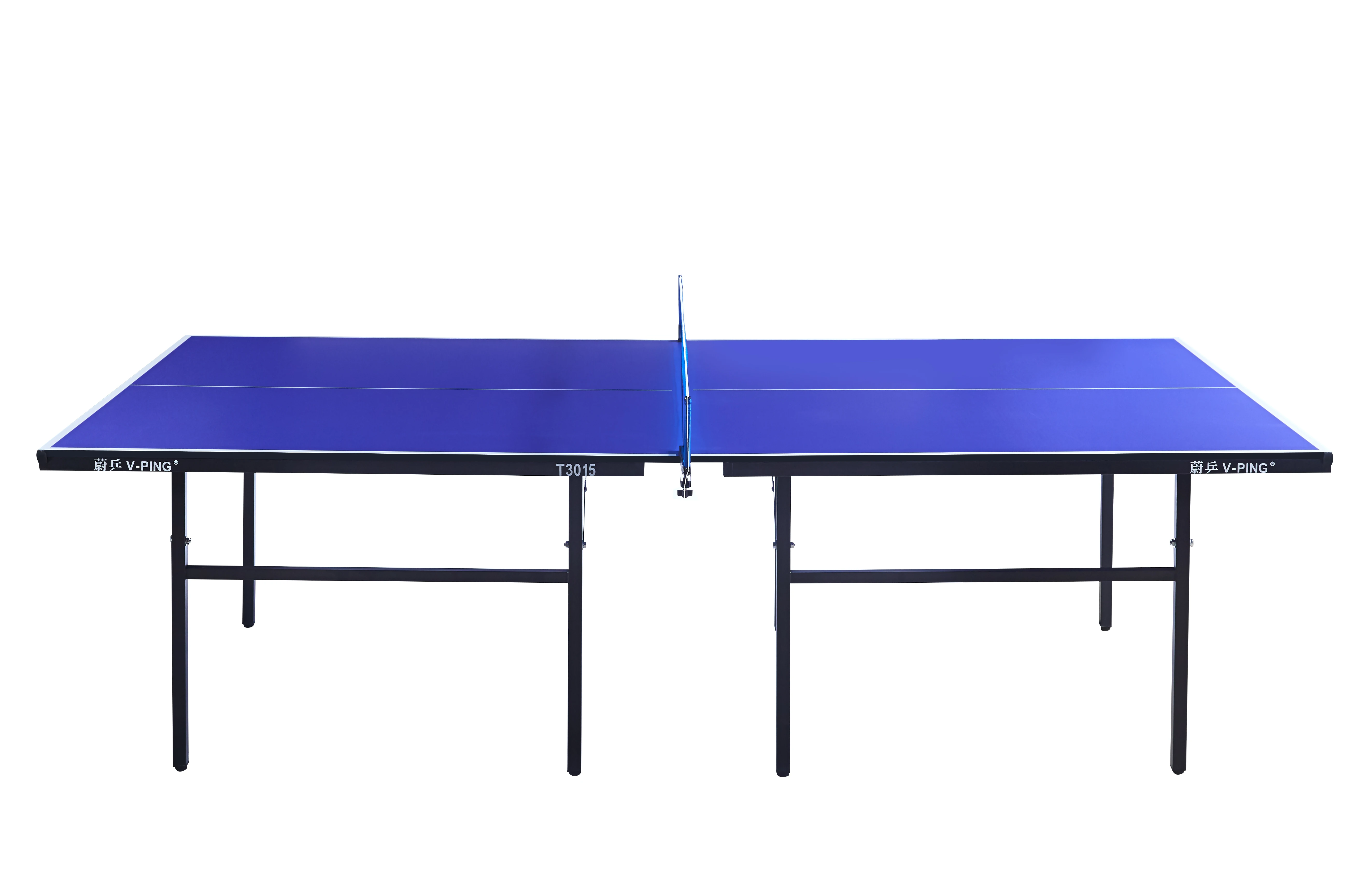Foldable Ping Pong Table Plastic Metal Frame Indoor Use 15mm Top  Includes Table Tennis Ballspromote sales