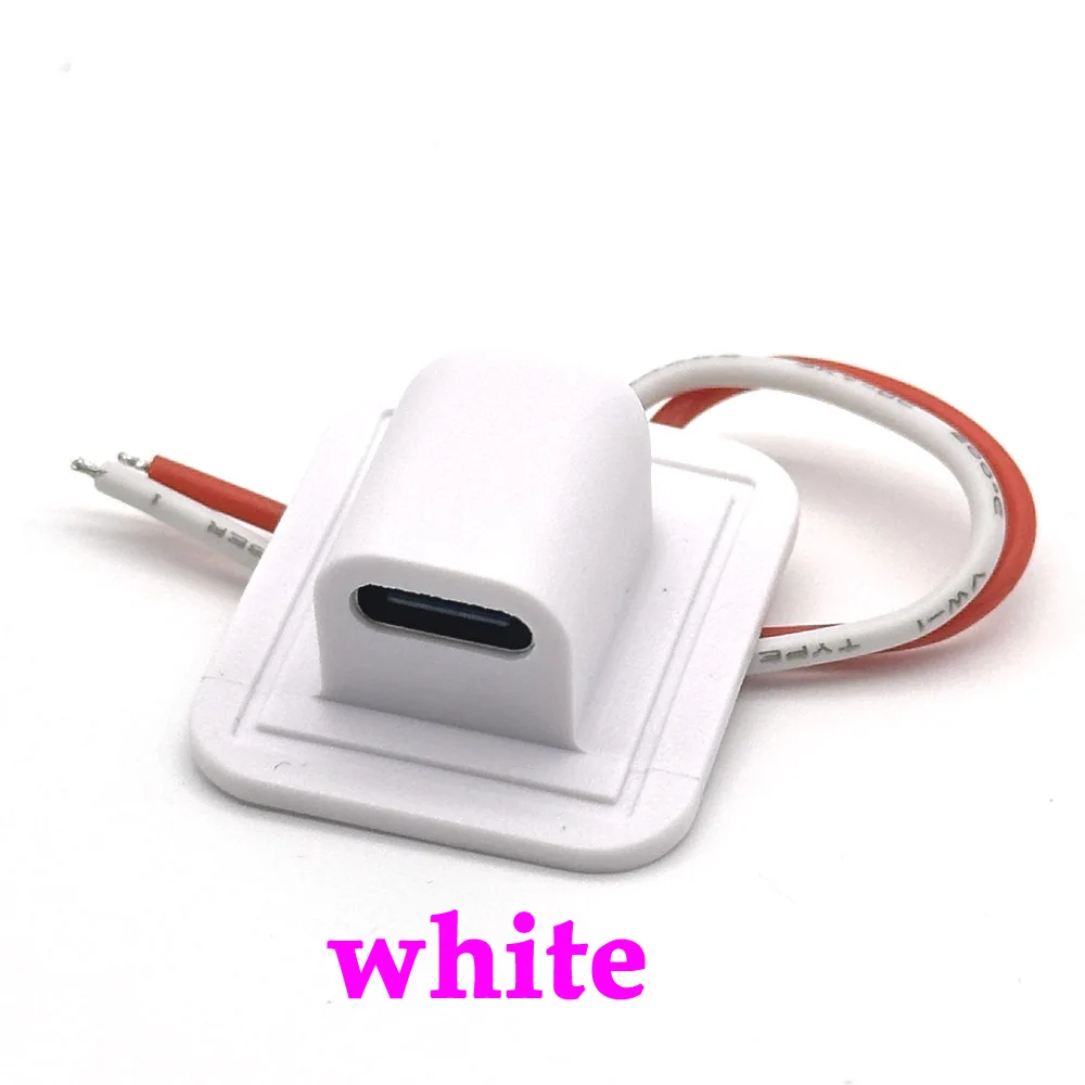 

2P Type-C USB 20V 3A Waterproof USB Connector Direct compression female base Female Socket Charging Interface With 24AWG