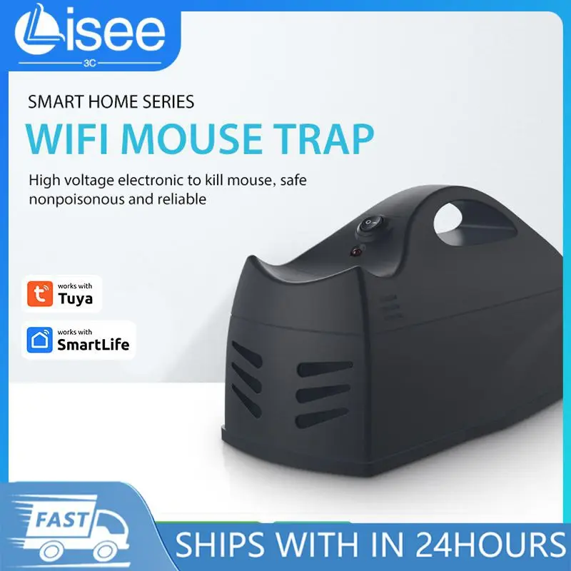 

Rodent Killer Black High Sensitivity Wifi App Control Wireless Tuya Mouse Killer For Mobile Phone Mouse Catcher 2.4ghz Smartlife