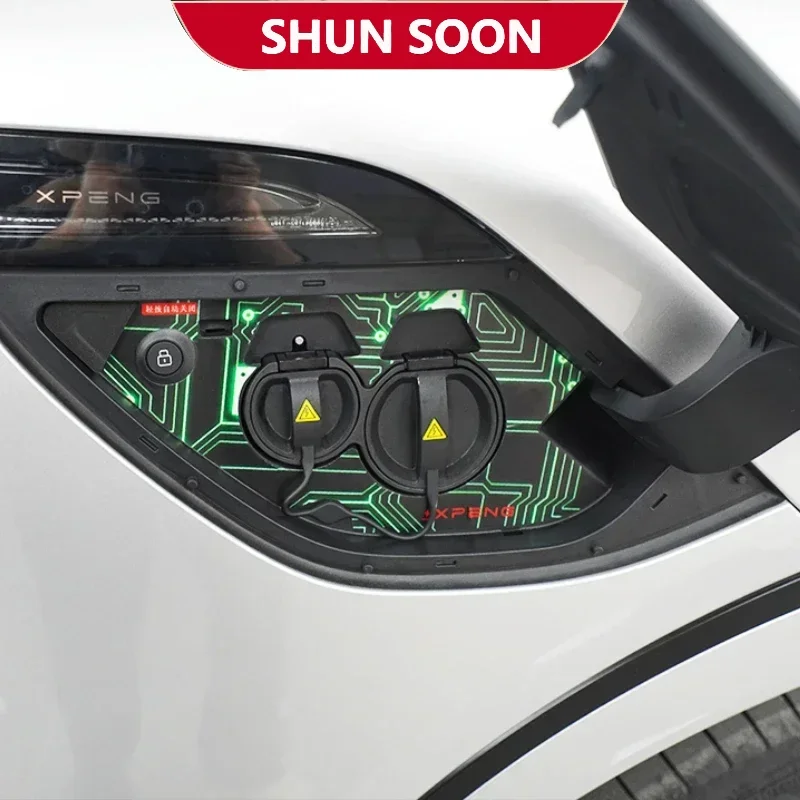 For Xpeng G6 Technology Wind Personalized Charging Port Creative Special Sticker Protection Modification Accessories Car Sticker