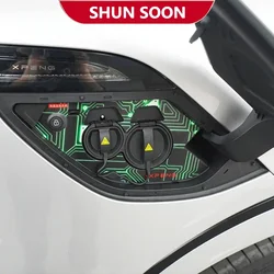 For Xpeng G6 Technology Wind Personalized Charging Port Creative Special Sticker Protection Modification Accessories Car Sticker