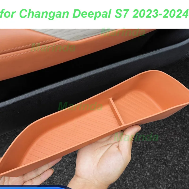 

Car Door Handle Storage Box for Changan Deepal S7 2023-2024 Door Slot Pocket Covers Storage Box Stowing Interior Accessories