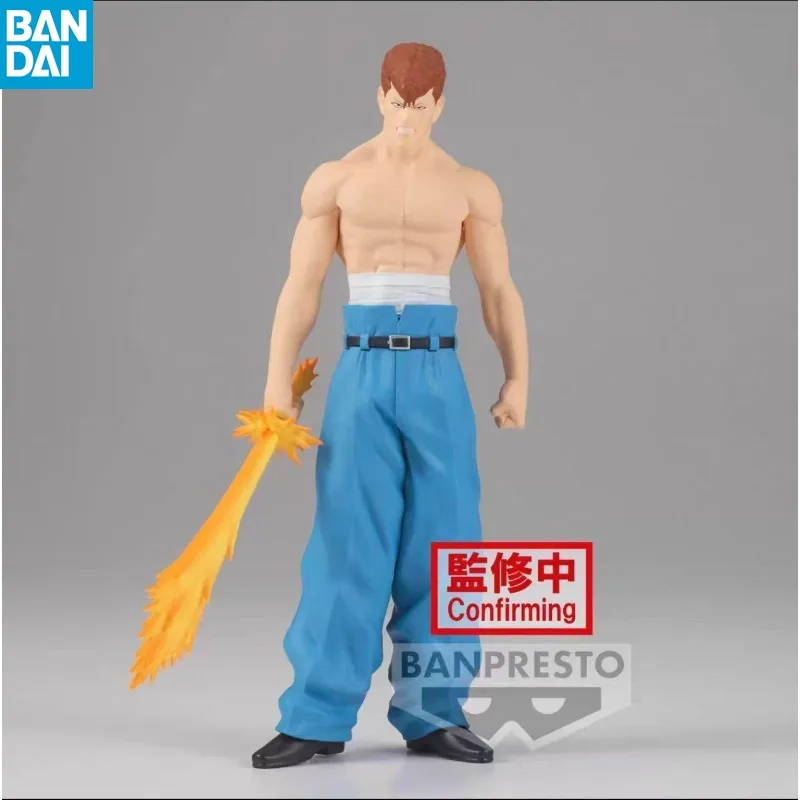 

In Stock Bandai Original Banpresto Yuyu Hakusho Kurama Kuwabara Action Figure Model Doll Brand New Boxed Anime Characters Garage