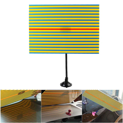 Imagen 2 del producto Herramienta de eliminación de reparación de abolladuras, tablero de línea reflector de comprobación con luz LED, reparación de asistencia depresión de coche sin pintura y USB