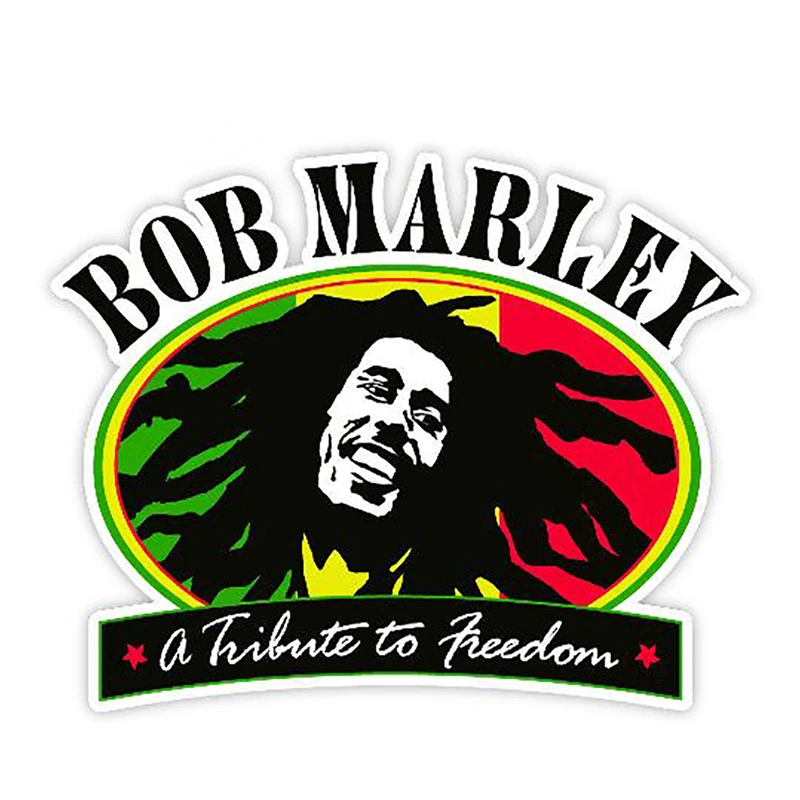 

Bob Marley A Tribute To Freedom Decals Stickers Funny Car Door Window Bumper Car Styling Decal