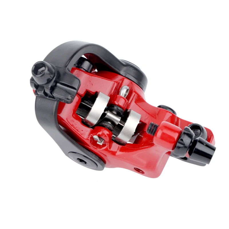 ZOOM DB680 Bicycle Brake Caliper Mtb Mechanical Disc Brake Set For Mountain Bike Pushes Caliper Piston Cycling With Rotor 160mm