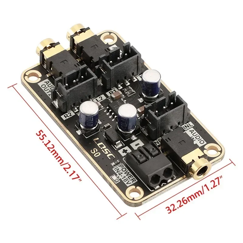 DS Audio Isolation Noise Reduction Module Audio Common Ground Noise Cancellation  Power Amplifier Board