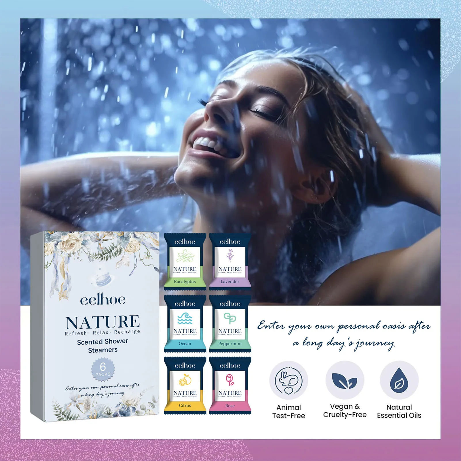 Tablettes d'aromathérapie pour la douche, accessoire de sommeil relaxant, cadeaux de relaxation