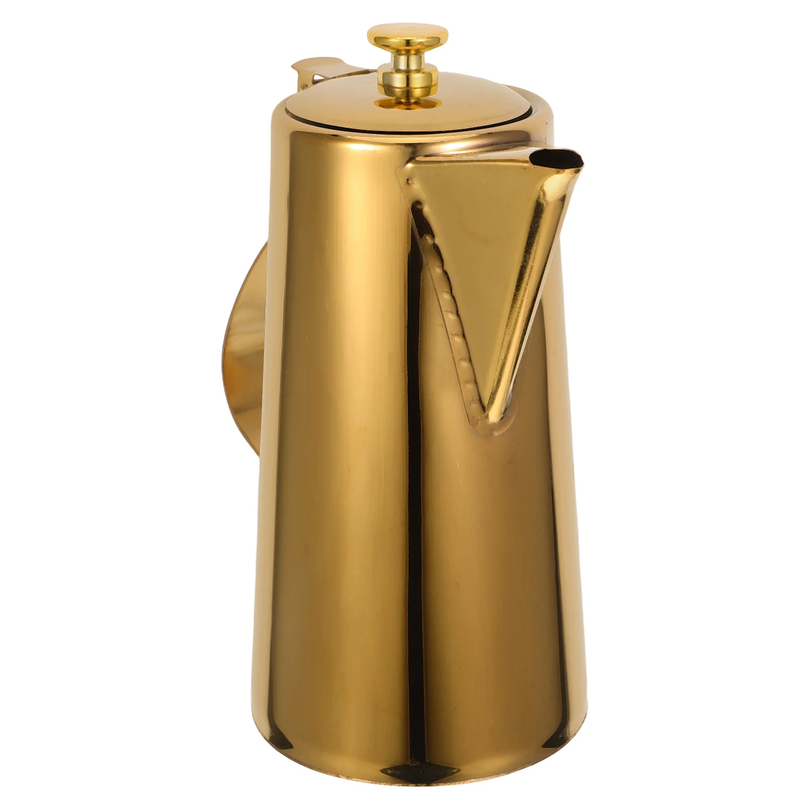 

1.5L Stainless Steel Drink Pitcher Multipurpose Cold Beverage Jug Leak Proof Spout Comfort Grip Handle for Home Kitchen