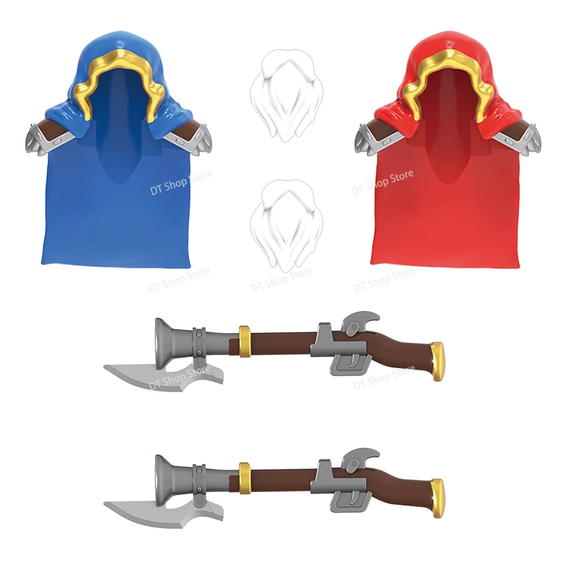 새로운 애니메이션 게임 군인 빌딩 블록 중세 군사 갑옷 기사 전사 도시 경비대 액세서리 모델 벽돌 장난감 DT014