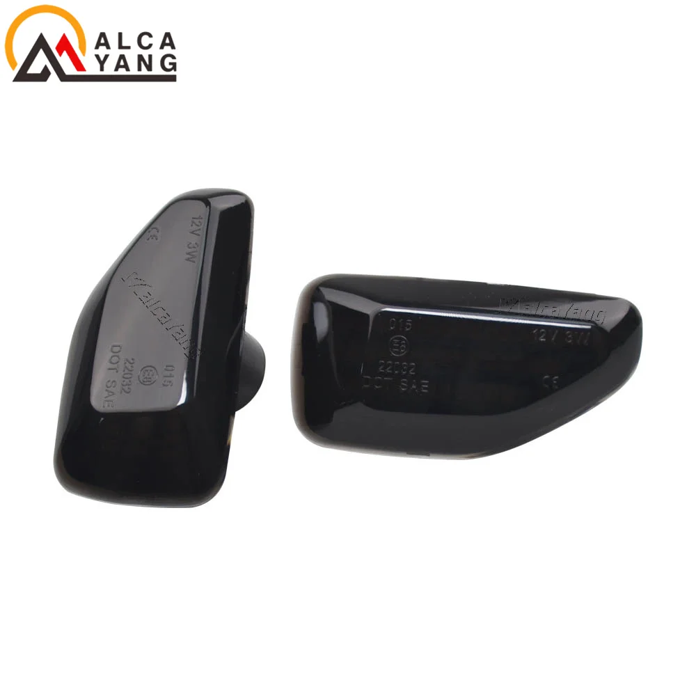 2019 2020 2021 For Dacia Duster II (HM) Sandero II 2013-2021 Logan II 2012-2022 2Pcs LED Dynamic Turn Signal Light Side Marker
