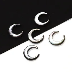 Natural Black Shell Moon Beads 13-20mm Production Fashion Charm Elegant Women Boutique Jewelry DIY Necklace Earring Accessories