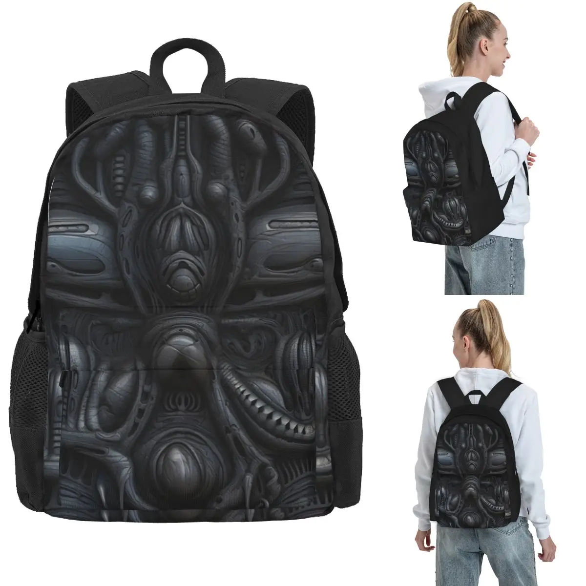 

Biomechanics 101 Backpack Hot Sale Daypack Large Capacity Children BookBag School Bag Shoulder Bags for Men Women