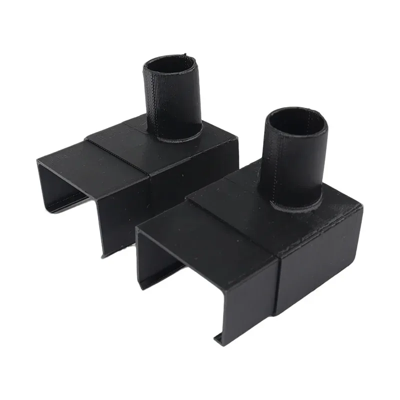 Halls Popular Greenhouse Gutter Kit – 2 High-Flow Outlets & 2 Stop Ends, Heavy-Duty Rustproof Aluminum Rain Drainage System