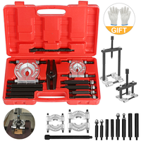 12pc Bearing Puller Tool Bearing Removal Tool Bearing Puller Set for Dismantling Vehicle Transmissions, Gears, Pulleys, Bearings