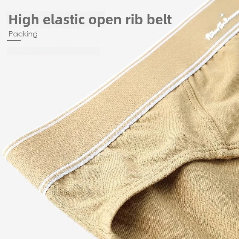 Nova xiaomi roupa interior masculina de algodão calcinha antibacteriana plus size L-3XL juventude confortável respirável deslizamento u cuecas