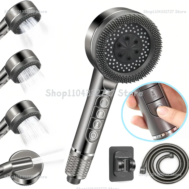 Shower Head Showers for Bathroom Fixtures and Accessories Four Modes Adjustment Shower Faucet Shower Phone Bathroom Accessories