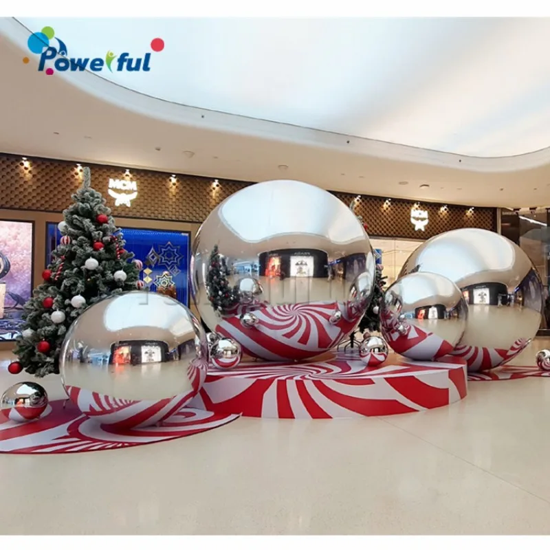 Big Shiny Bundle Inflatable Mirror Balls Available in Multiple Colors