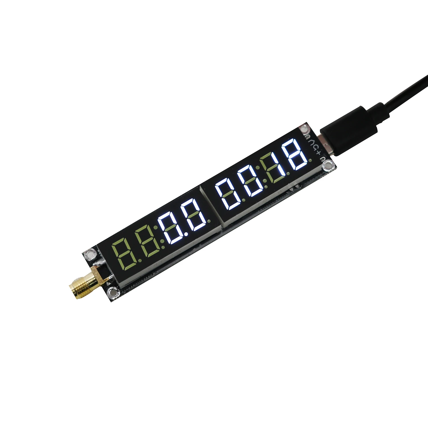 2-Kanal 1kHz-1600MHz RF-Frequenzzähler VHF UHF Digitaler Frequenzmesser für Walkie-Talkie, FM/AM/SW-Radio, SDR, 433M/868M/1575MHz – Detail 8