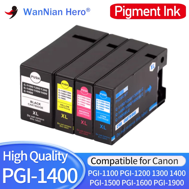 1-4set PGI-1200 PGI-1400XL PGI-1600 Compatible Ink Cartridge for Canon MAXIFY MB2020 MB2320 MB2040 MB2340 MB2060 MB2360 printer