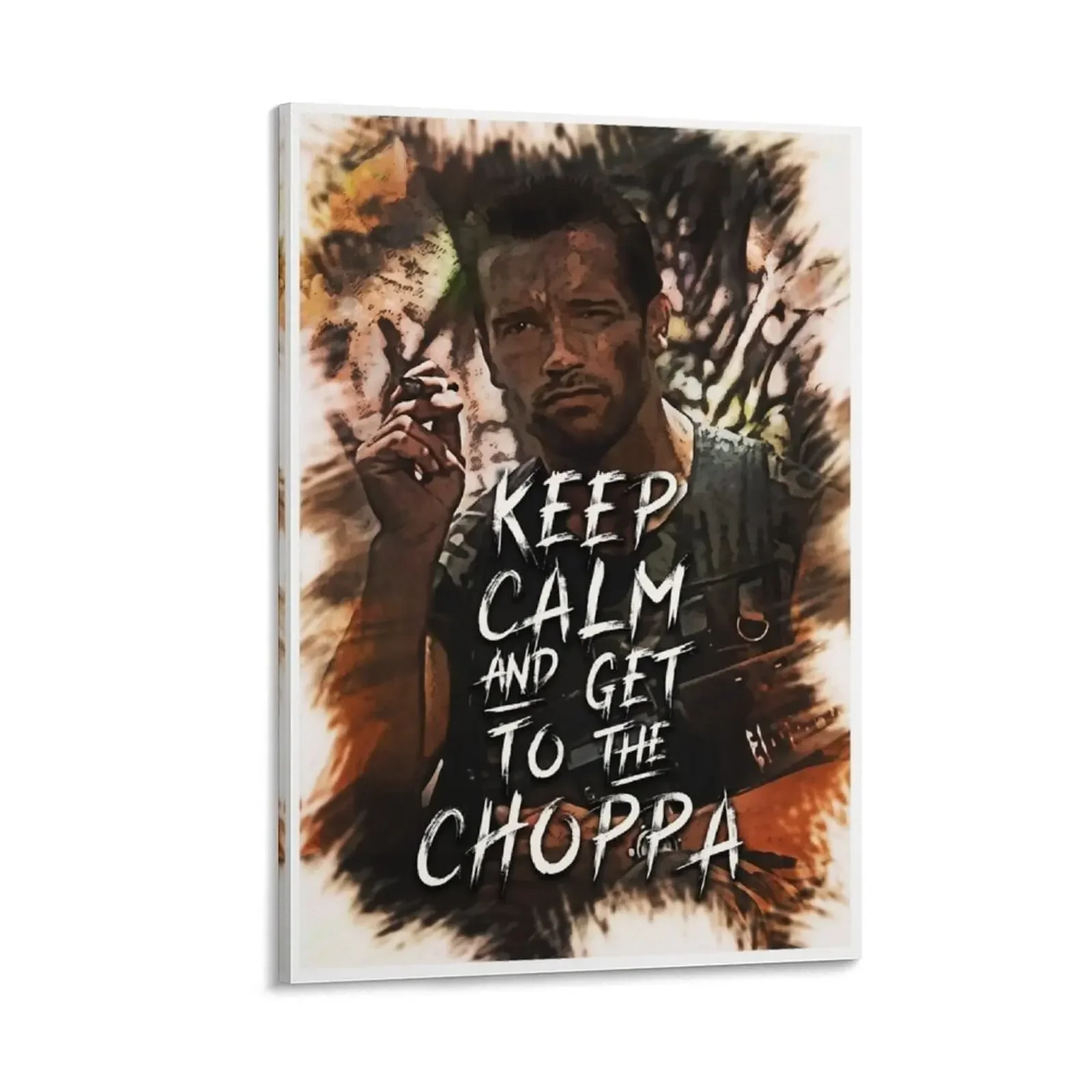 

Keep Calm and Get to the CHOPPA Canvas Painting anime wall decoration paintings anime poster