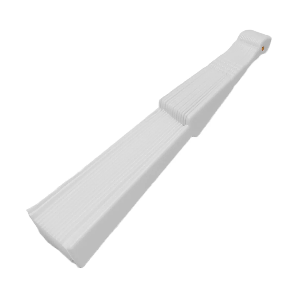 AD11 Ручной складной веер из пластиковой ткани для женщин и мужчин, белый