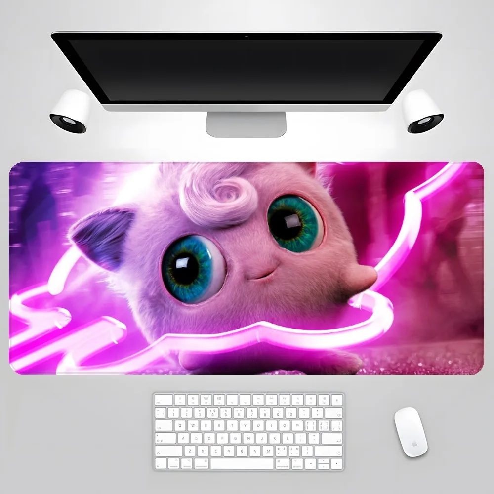 Pokemon Jigglypuff Mouse Pad Gamer Pc Gaming Accessories Rubber Mat XXL Deskmat Mats Keyboard Cabinet Mause Laptops