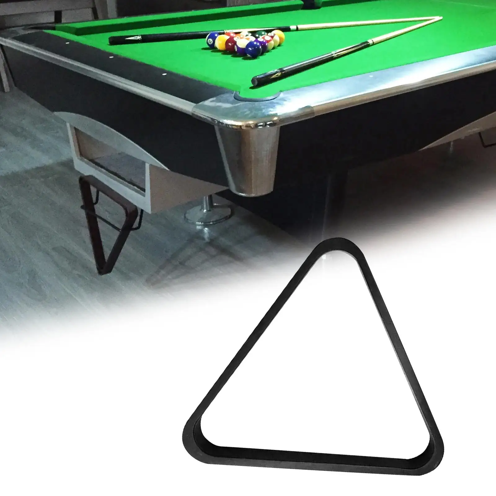 Support de boules triangulaire de billard en bois, fournitures de queue de billard, support de boules, Table de billard pour salle de billard à balles de 2 pouces, pour femmes et hommes, maisons de jeux, sport