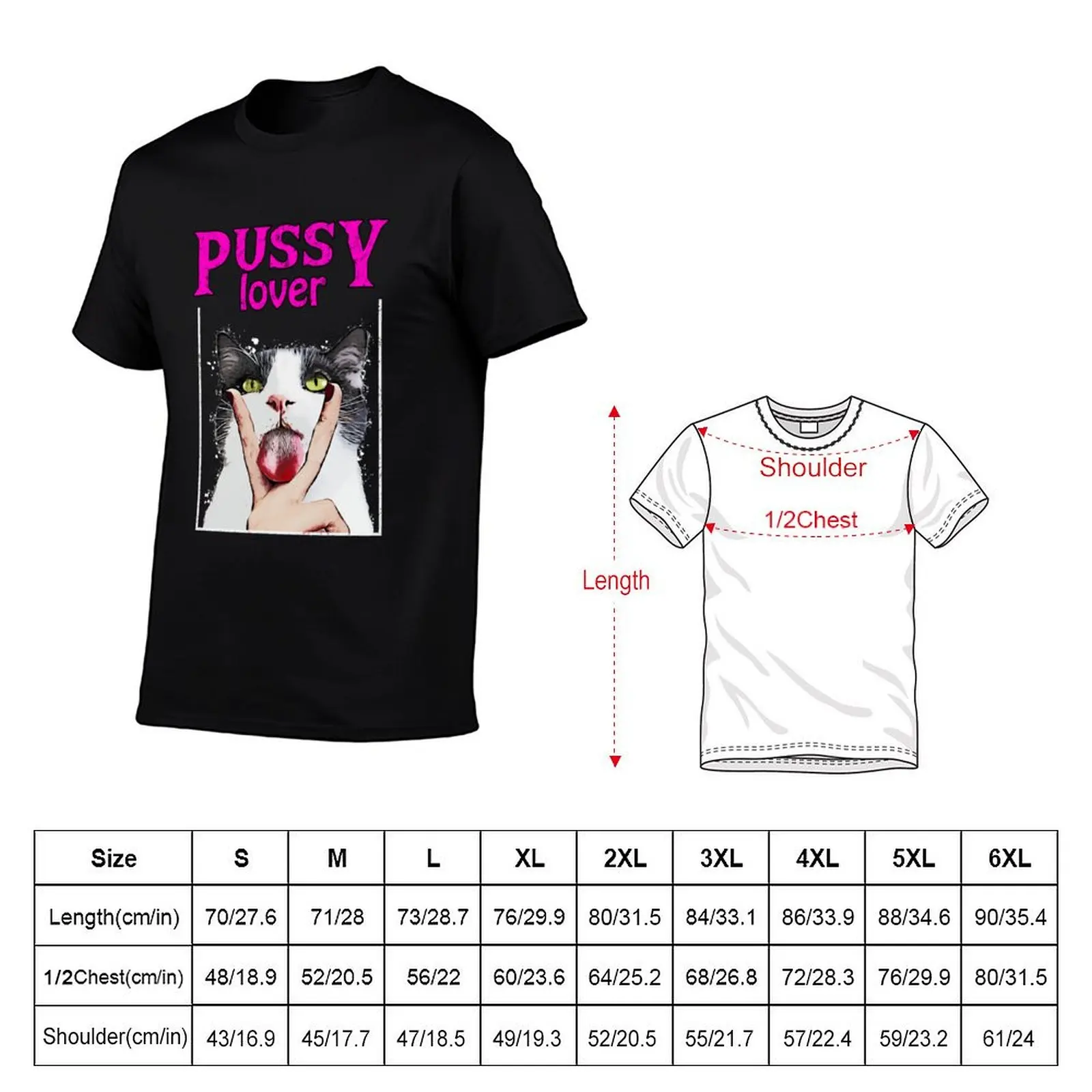 Pussy Lover Premium T-Shirt new edition summer tops men clothes