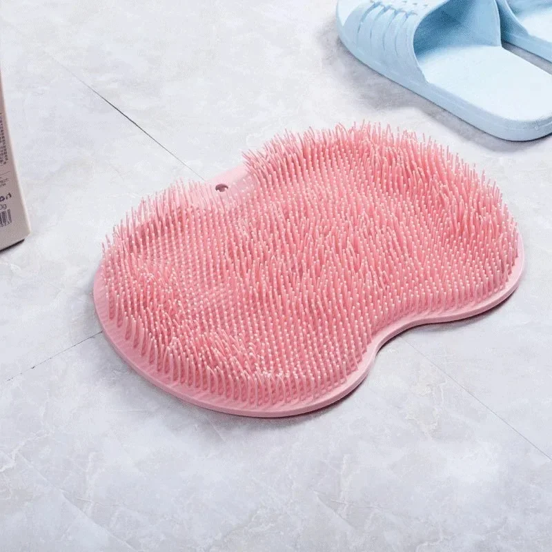 Foot Scrubber Silicone Massage Nodes Clean Scrubber with Design Exfoliating & Non-Slip Bath Foot